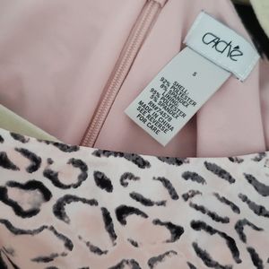 Cache rouched body con dress